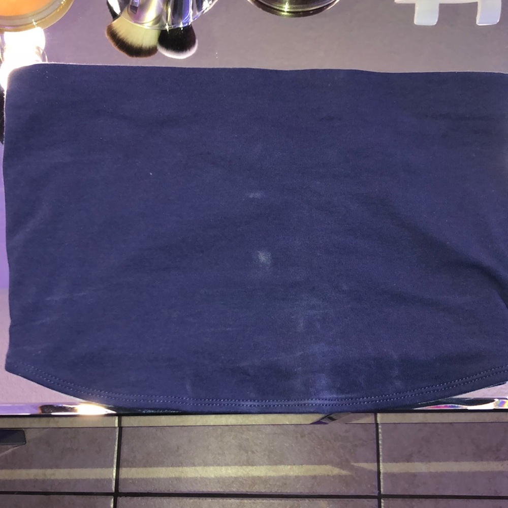 dark blue tube top